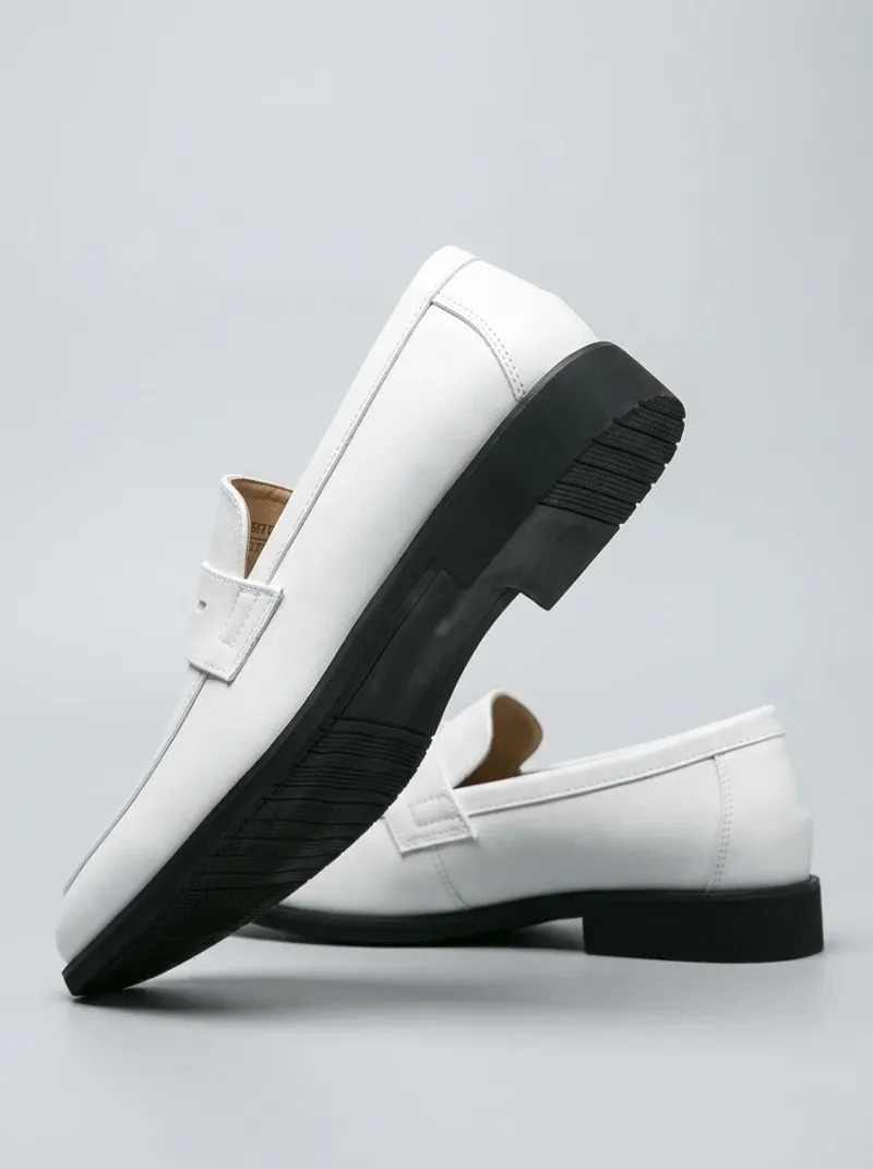 Mocassin cuir synthétique formel homme cérémonie
