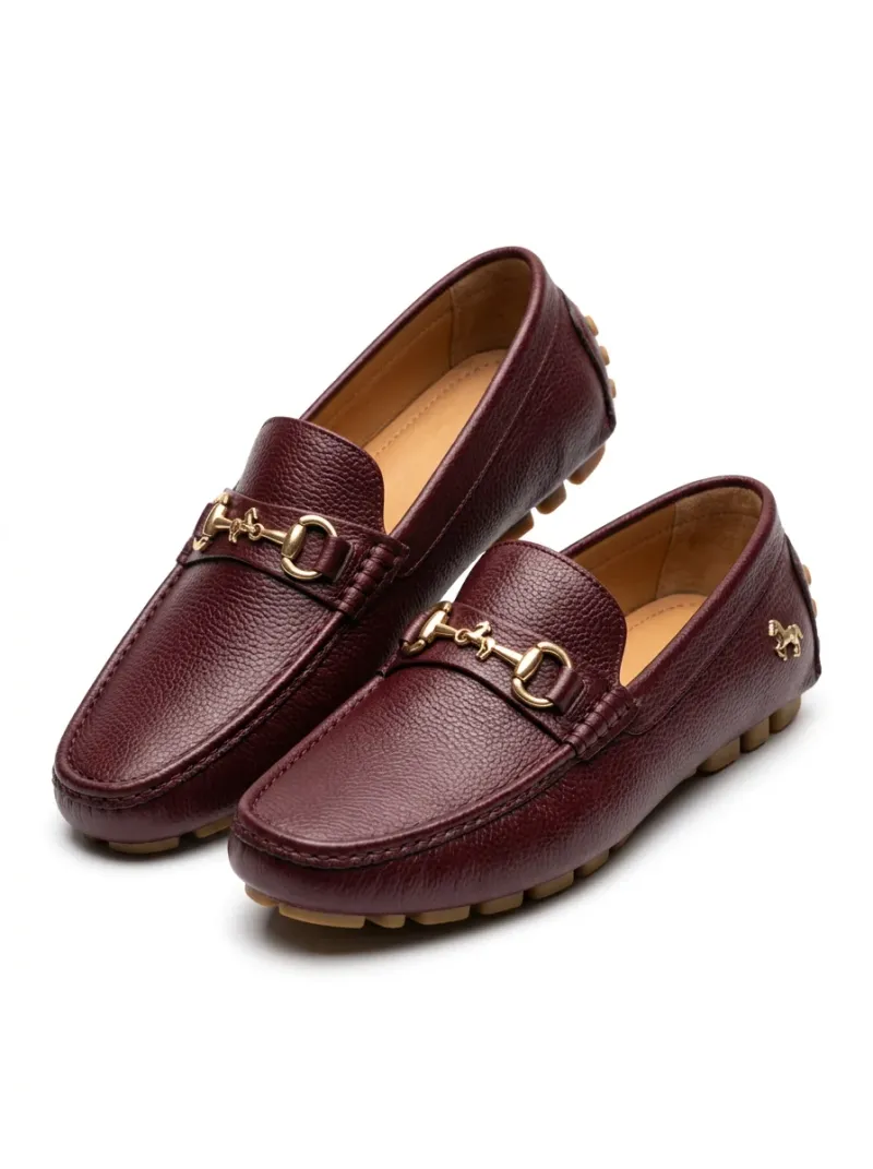 Mocassin cuir synthétique homme style urbain léger