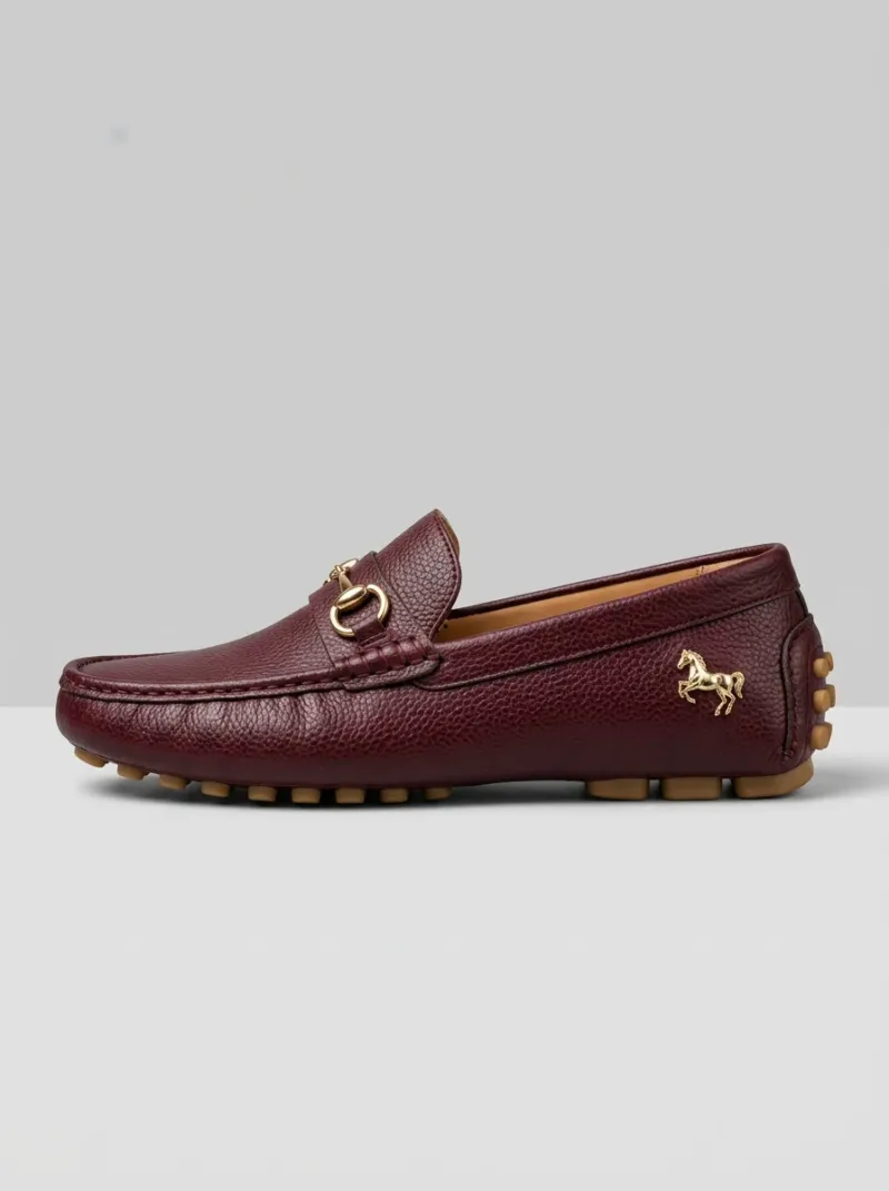 Mocassin cuir synthétique homme style urbain léger