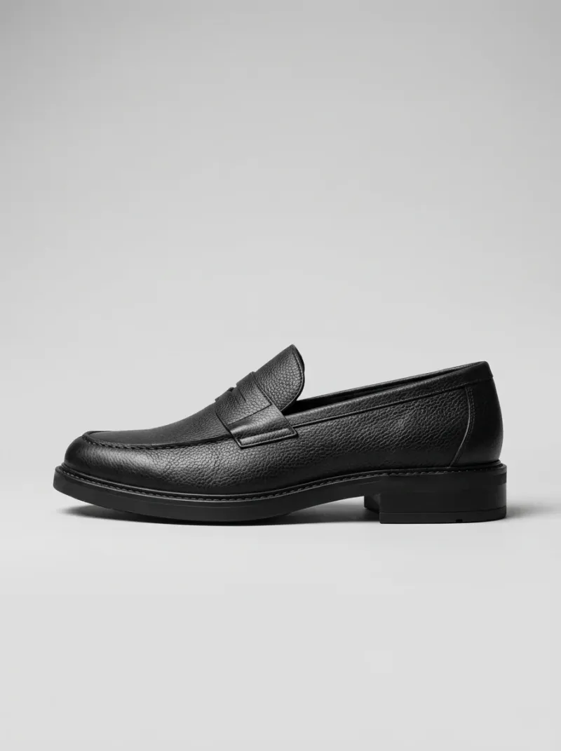 Mocassin cuir business homme élégant