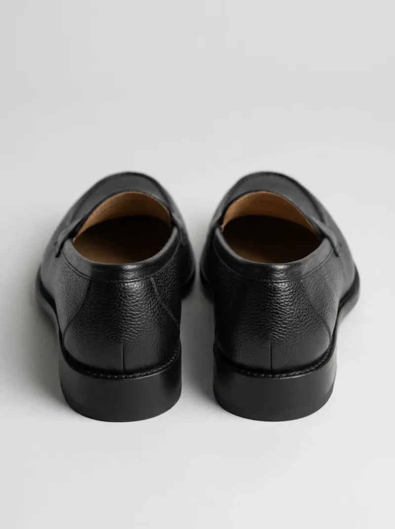 Mocassin cuir business homme élégant