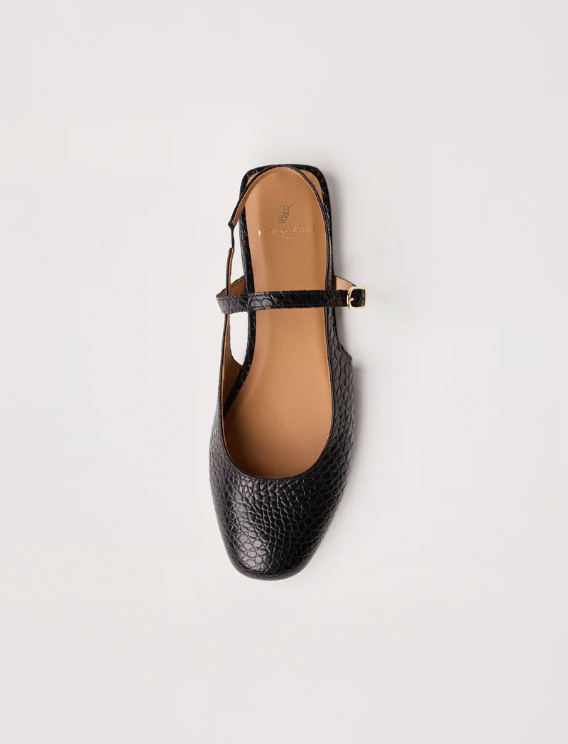 Lila - Noir croco
