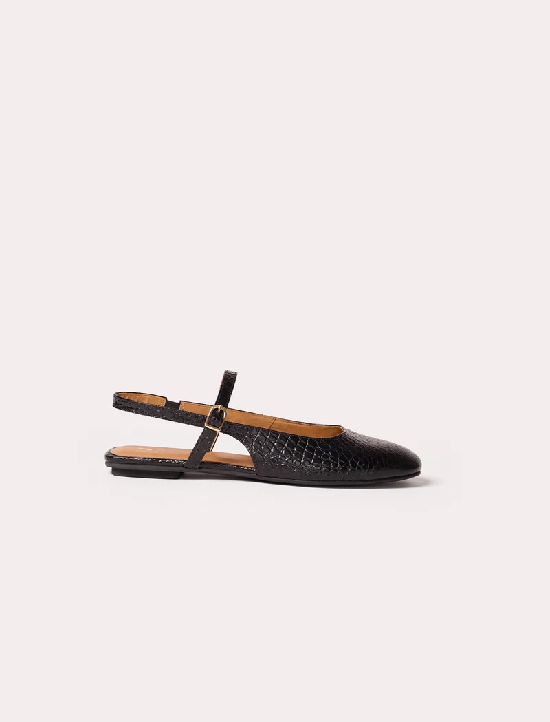 Lila - Noir croco