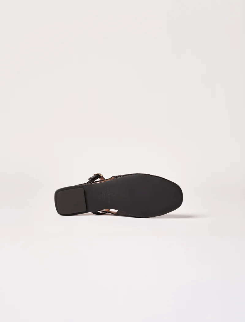 Lila - Noir croco