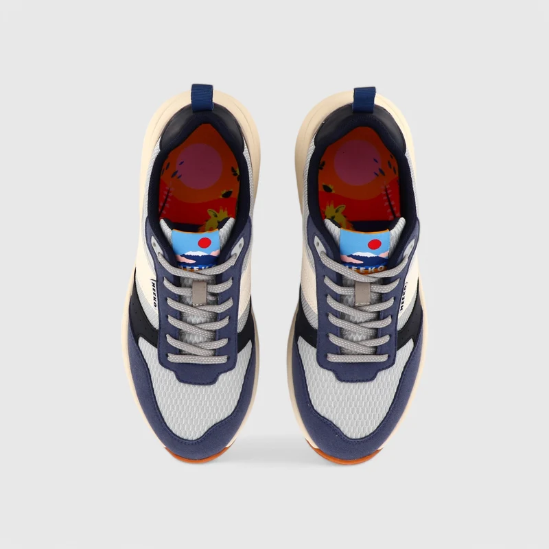 PONGO - NAVY - BASKETS TECHNIQUES ET DURABLES