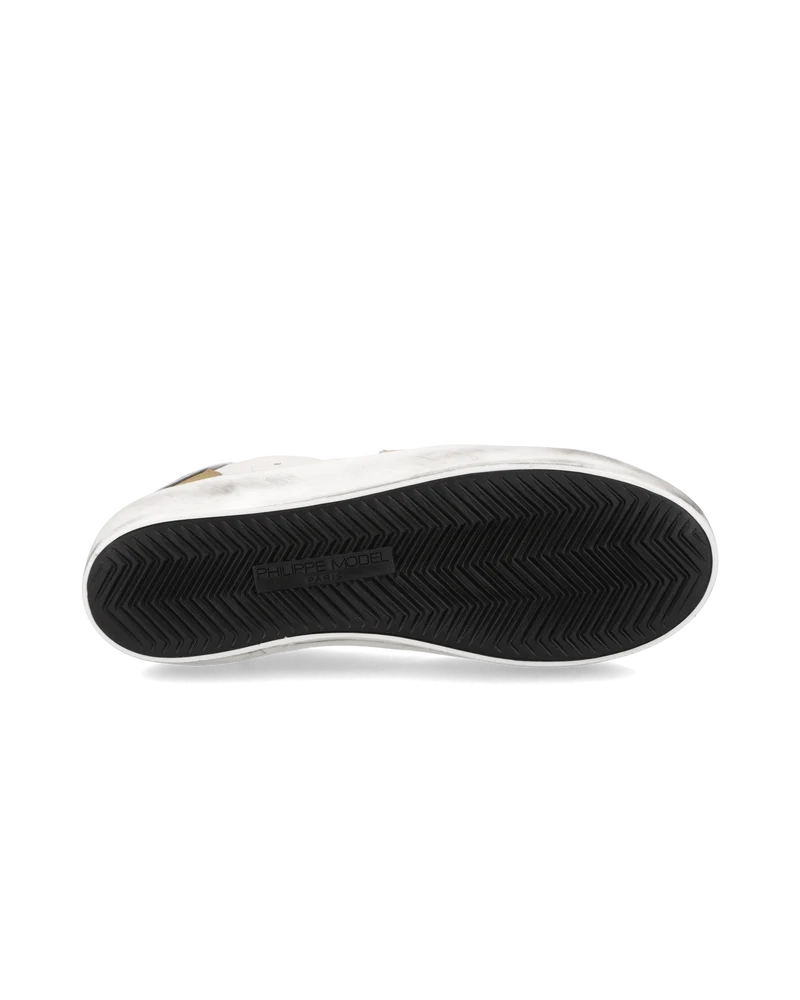 Sneaker Prsx Junior, White Cognac Black