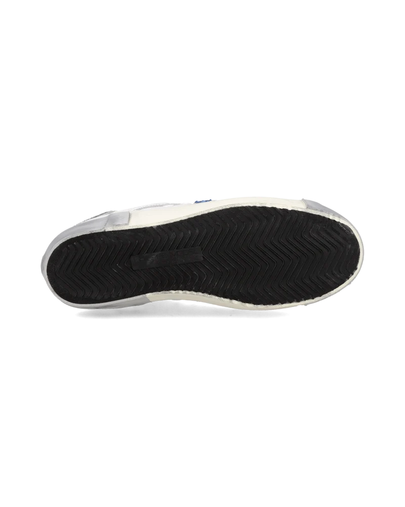 Sneakers Prsx Women, White Silver Light Blue