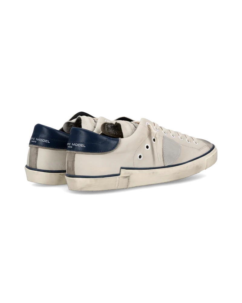Sneakers Prsx Men, Milk Ocean Blue