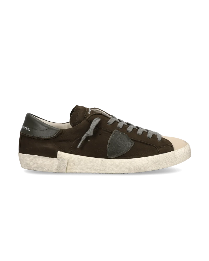 Sneakers Prsx Men, Military Green Beige