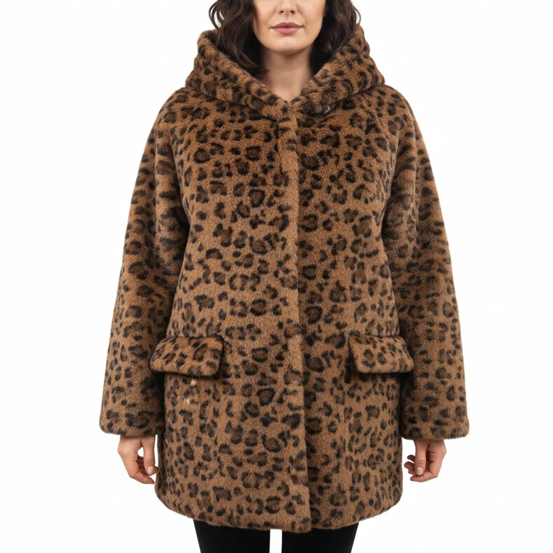 Manteau fausse fourrure Garance