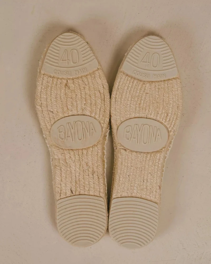 espadrille rayée