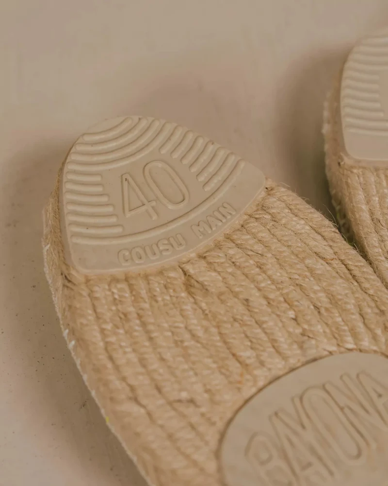 espadrille rayée