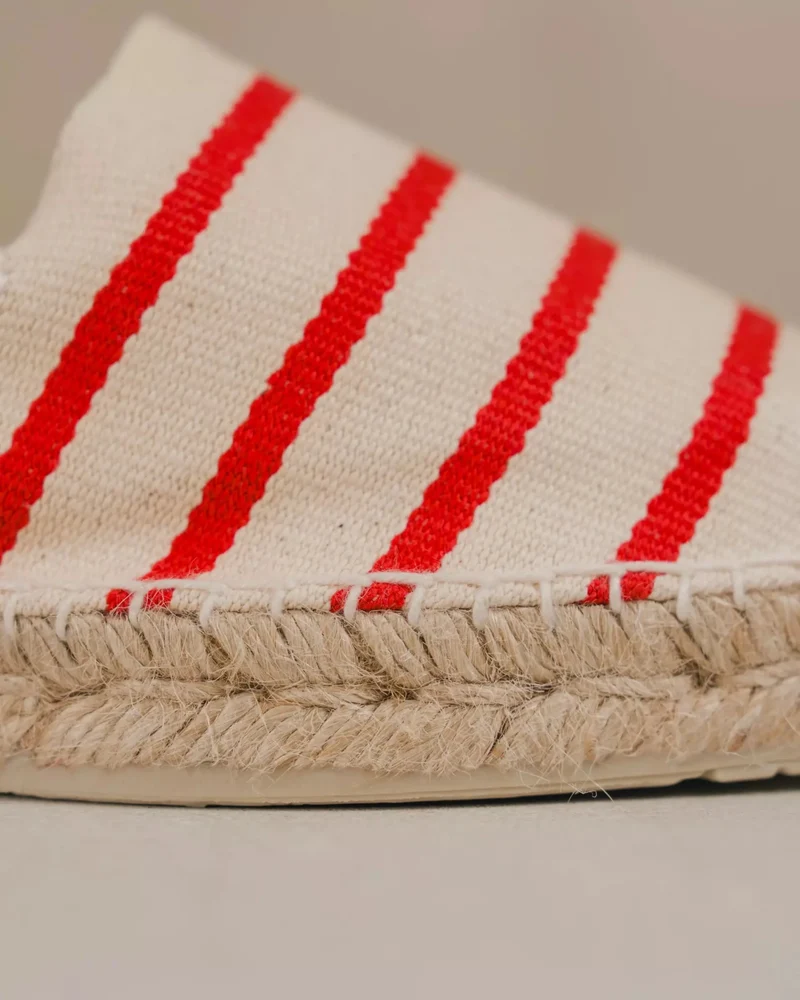 espadrille rayée