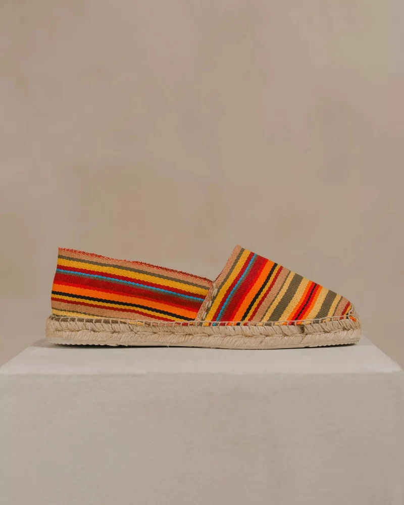 espadrille rayée