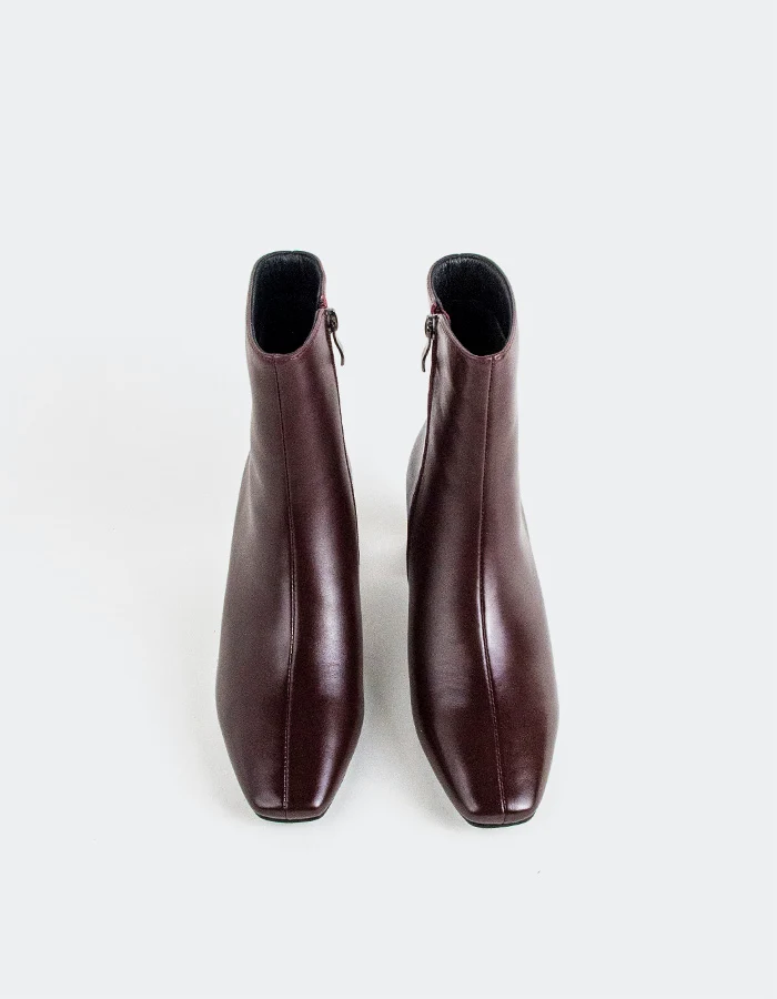 Adeline Burgundy Leather