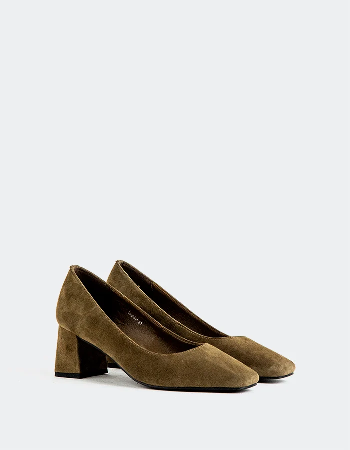 Sephina Khaki Suede
