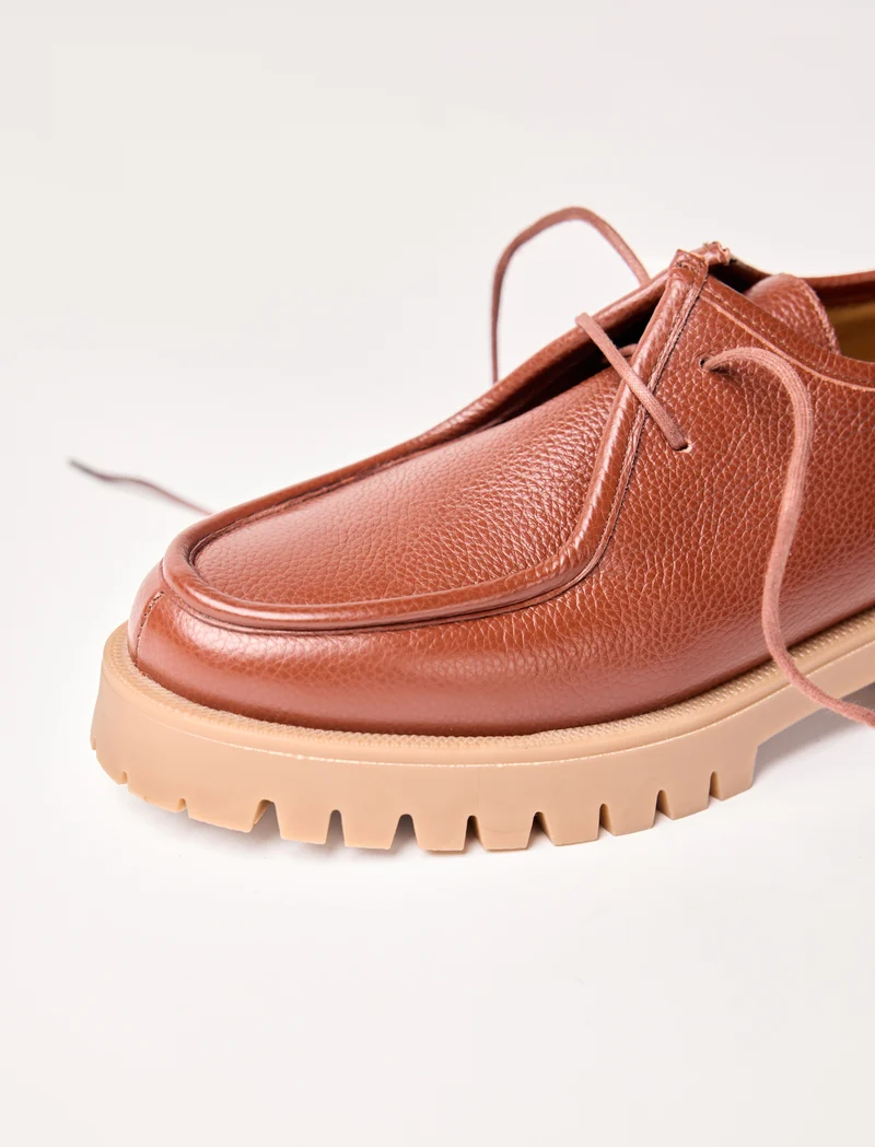 Janet - Cognac grainé