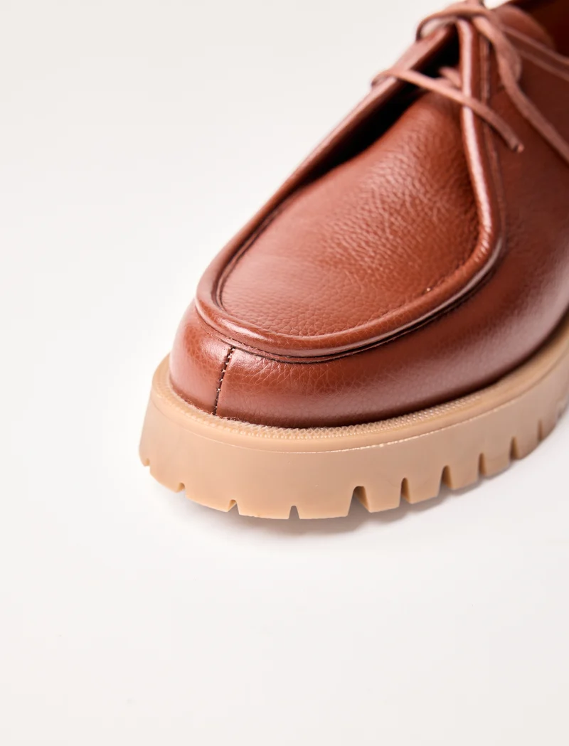 Janet - Cognac grainé