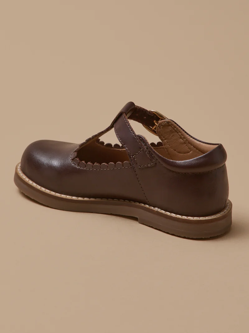 Salomés en cuir fille