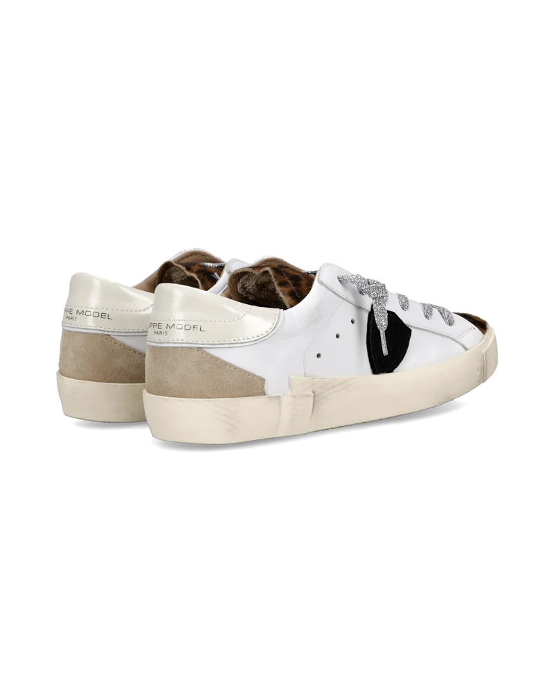 Sneakers Prsx Women, White Brown