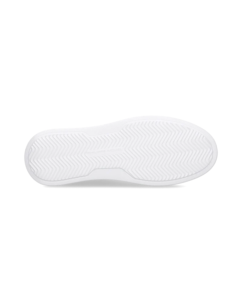 Sneakers Temple Men, White Bottle Green