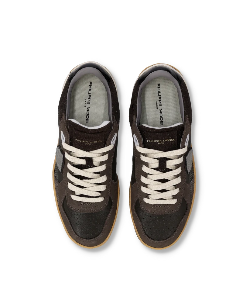 Sneakers Pgal Women, Brown Black Silver