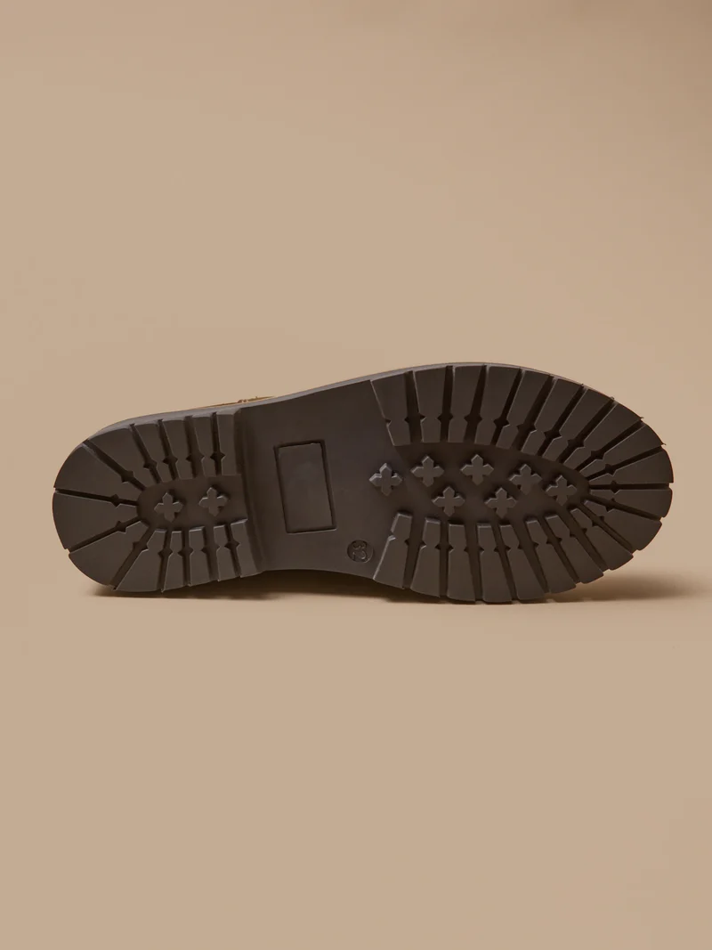 Boots chelsea cuir nubuck garçon