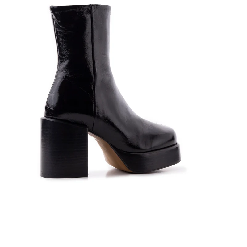 Palencia Black Leather/Black Sole