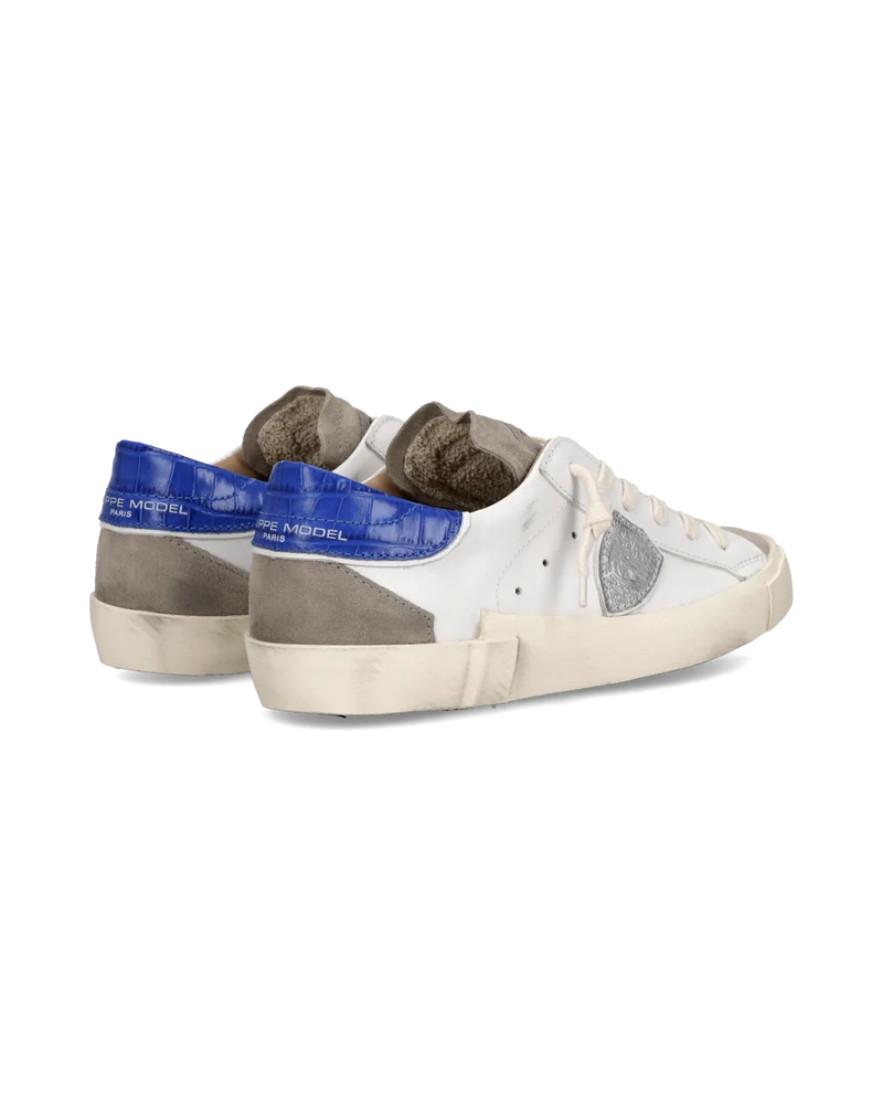 Sneakers Prsx Women, White Blue Dove Grey