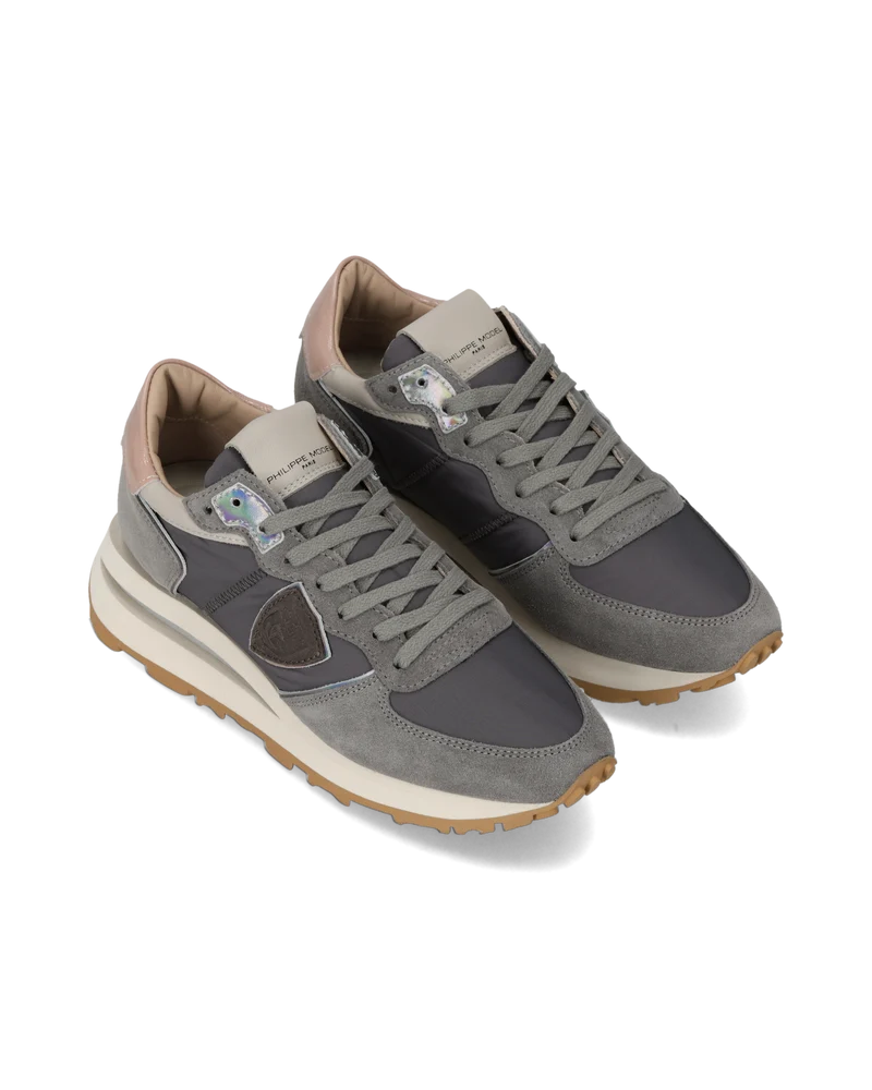 Sneakers Tropez Haute Women, Grey Anthracite Pink