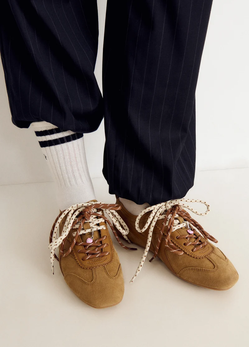 Double-lace sneaker