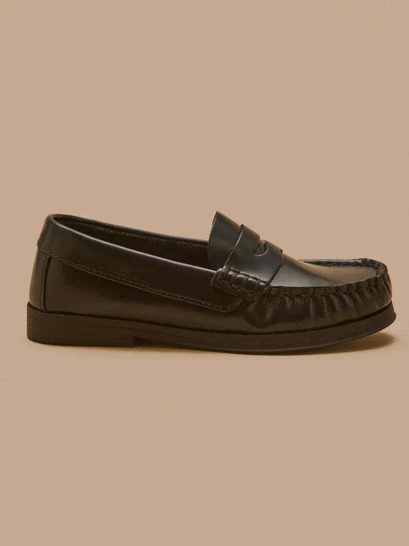 Mocassins en cuir Fille