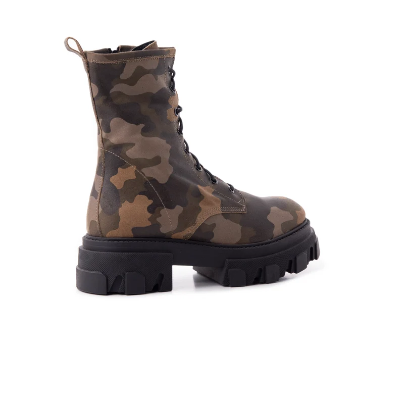 Fukoka Green Military Leather