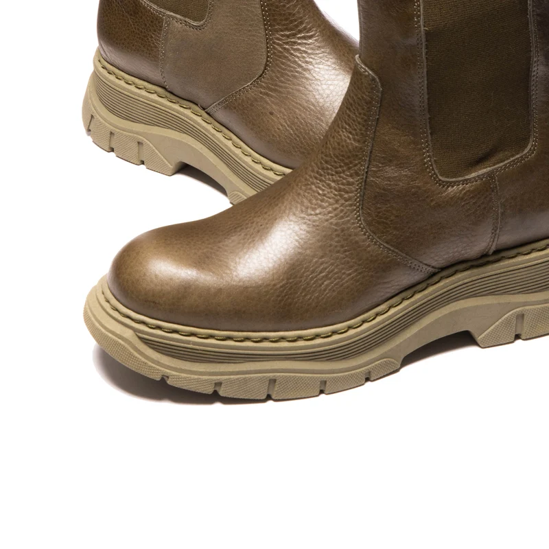 Avalon Khaki Leather