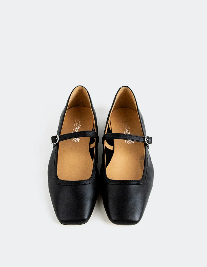 Auguste Black Leather