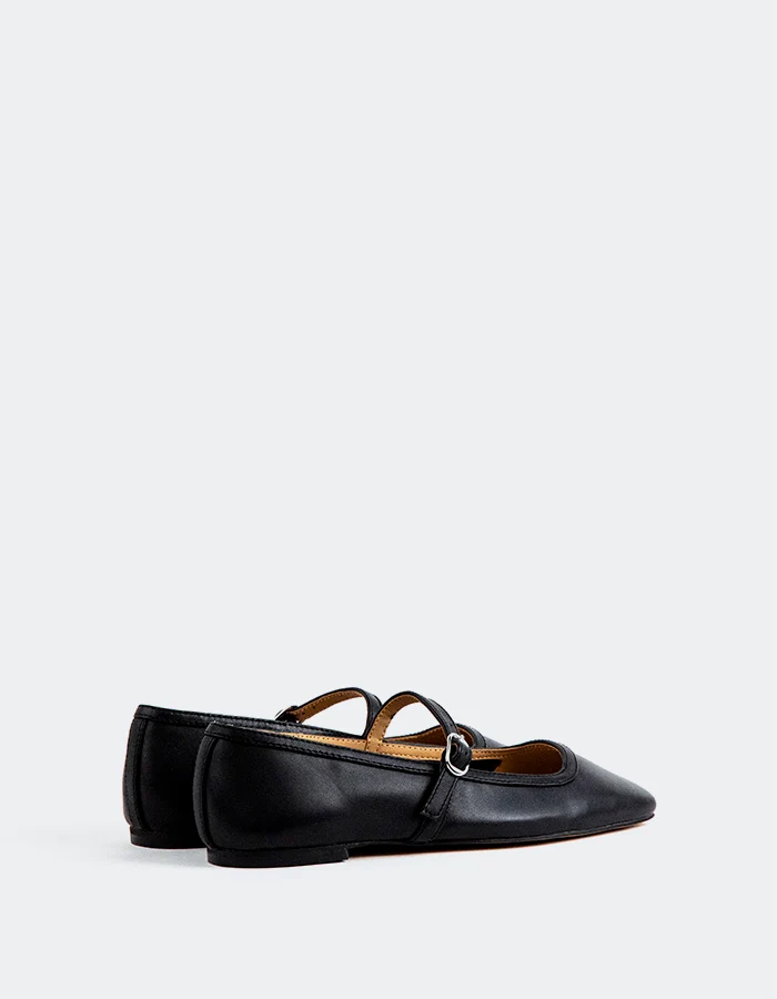 Auguste Black Leather