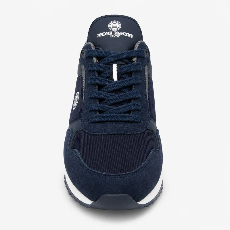 Sneaker Chamonix velours Bleu foncé