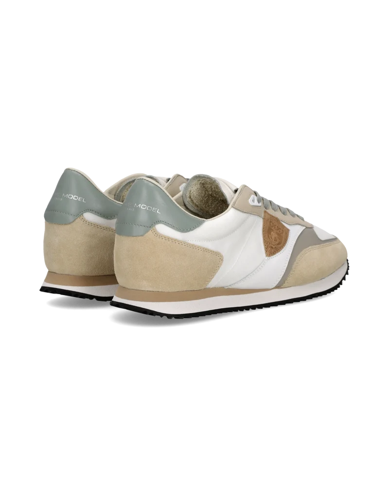 Sneakers Blville Men, White Sage Beige