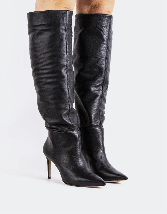Leilani Black Leather