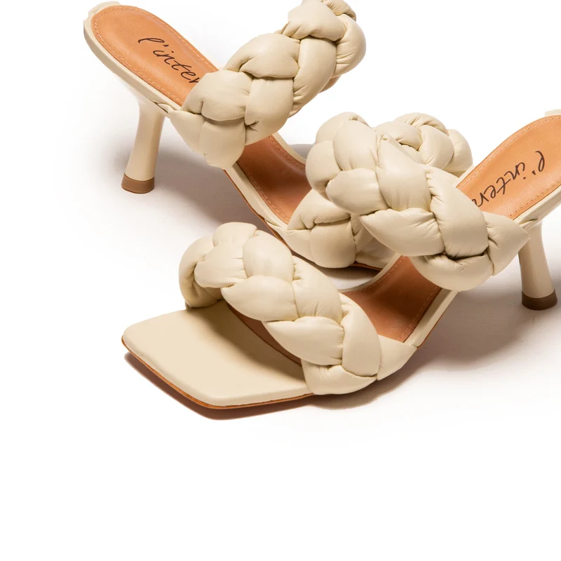 Alecka Nude Leather