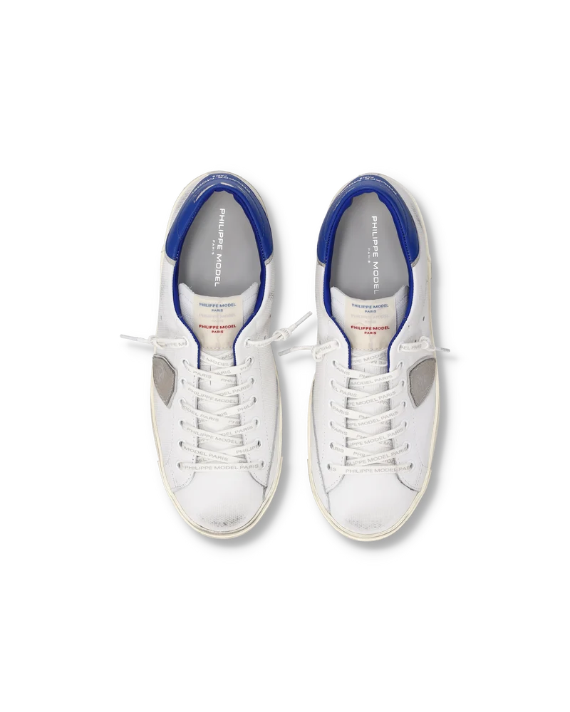 Sneakers Prsx Men with drapeau label, White Bluette