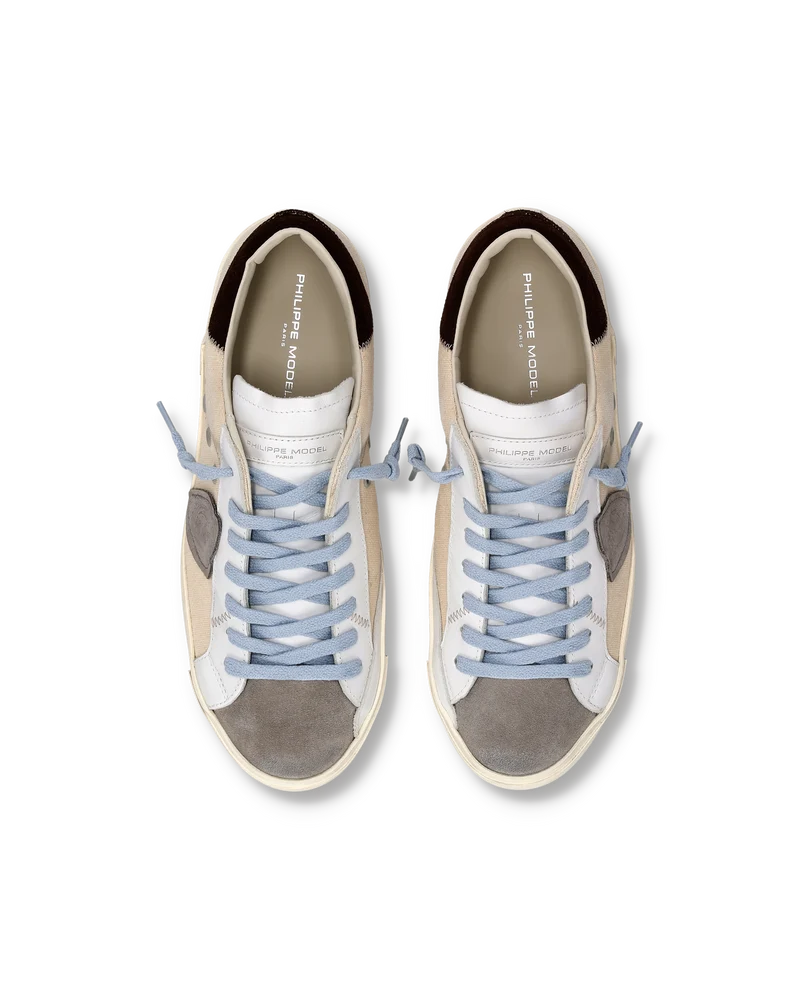 Sneakers Prsx Men, Sand Grey White