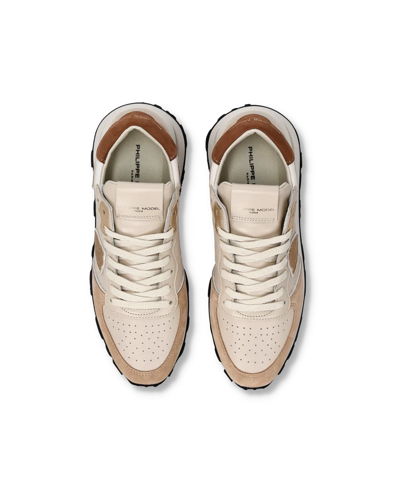 Sneakers Tropez Haute Women, Beige Sand Brown
