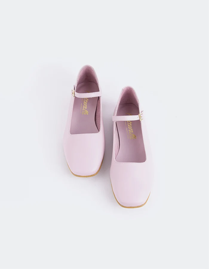 Reubena Pink Leather