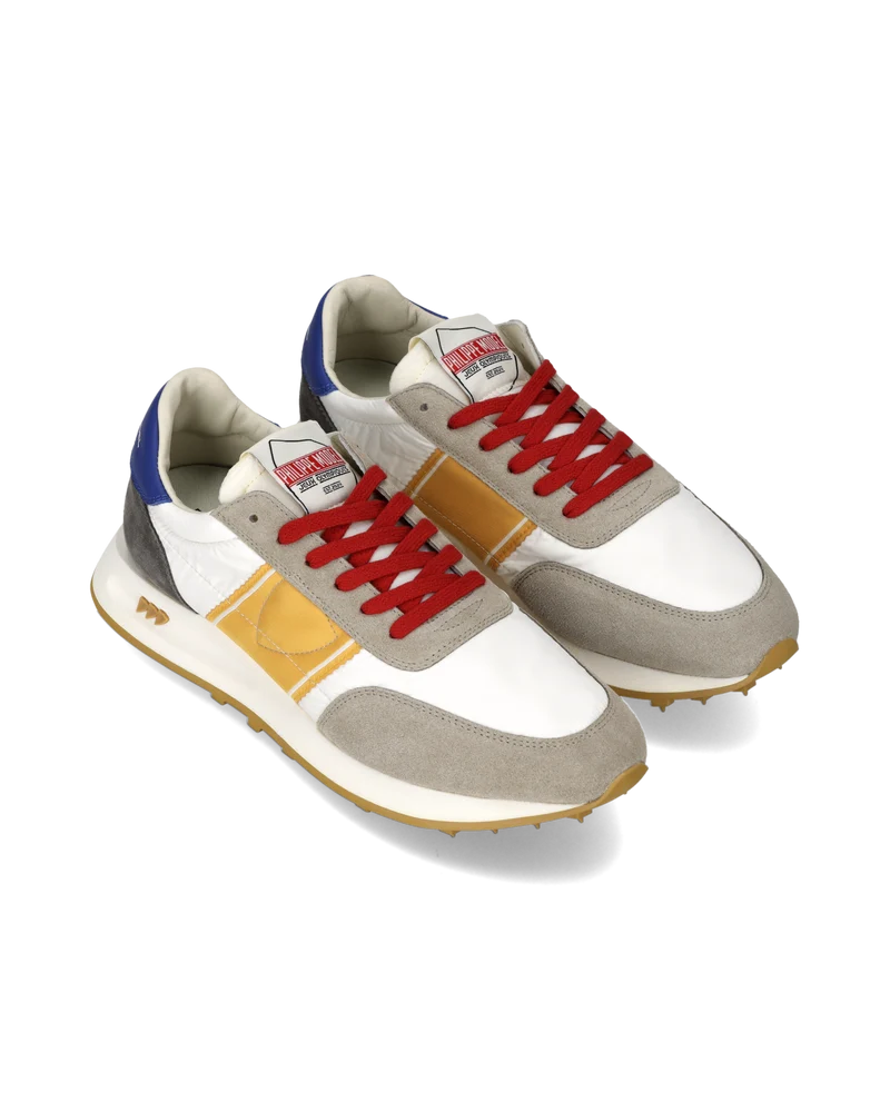 Sneakers Running Tour Men, Orange Grey