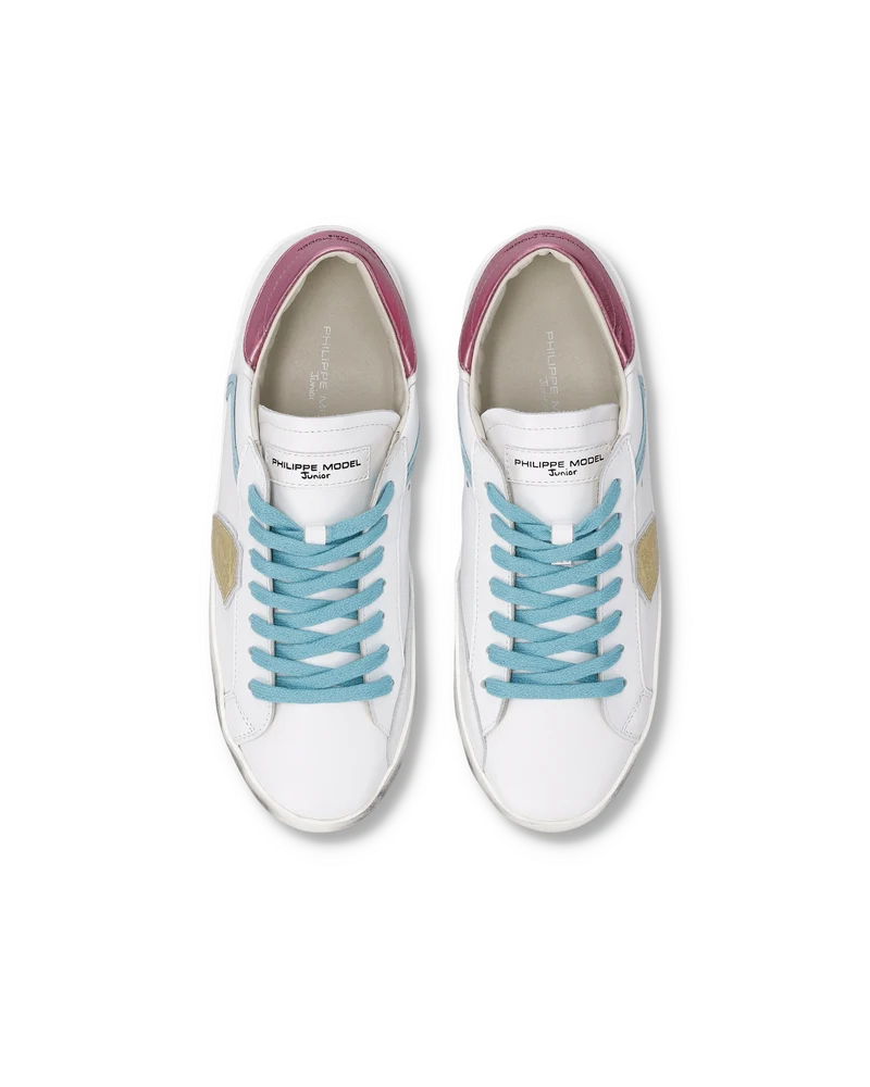 Sneaker Prsx Junior, White Pink Light Blue