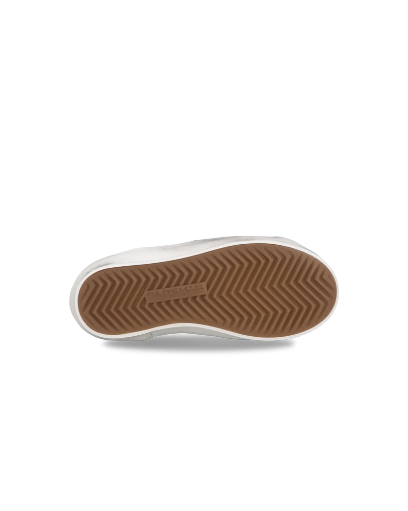 Sneaker Prsx Baby, White Silver