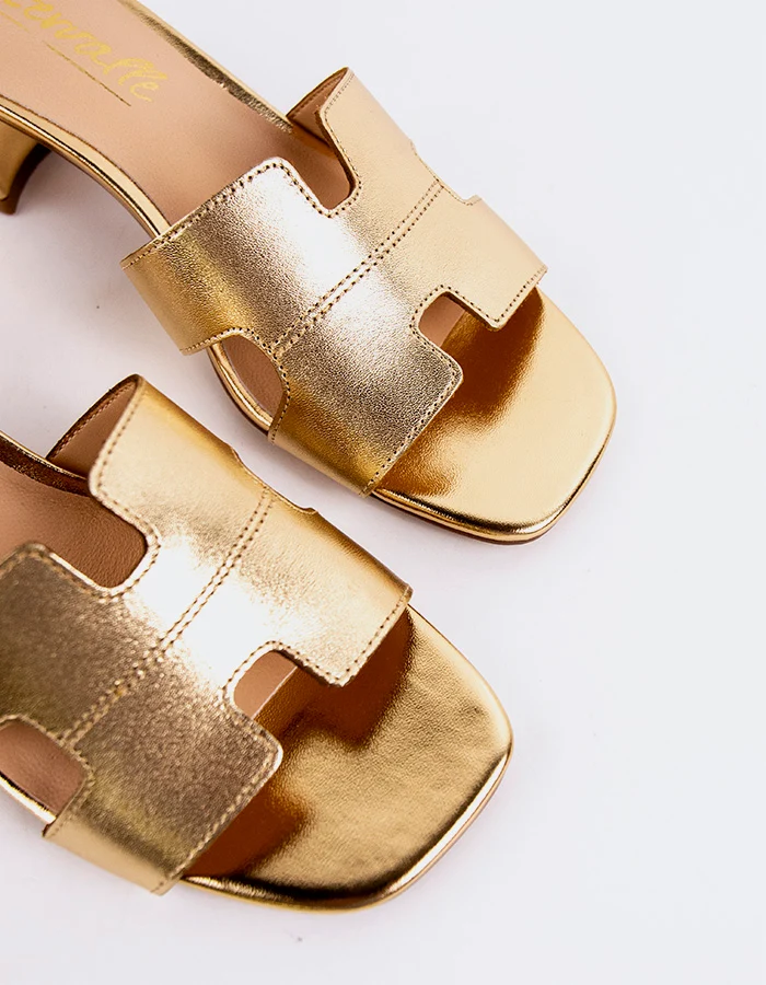 Arcylee Gold Leather