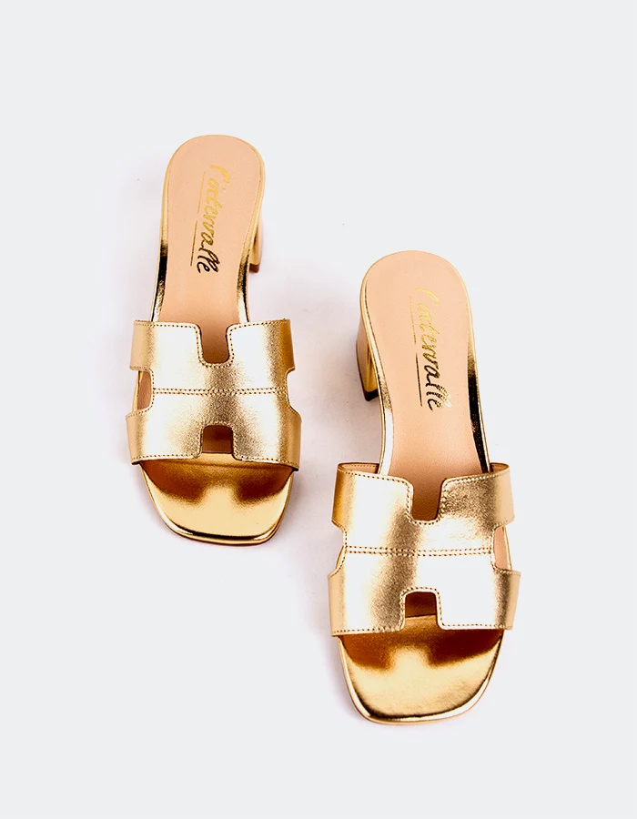 Arcylee Gold Leather