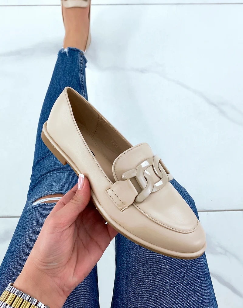Mocassins beiges